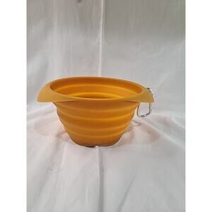 Kurgo Collaps-A-Bowl Travel Pet Food and Water Bowl Yellow 24oz K01136